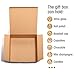 MESHA Brown Gift Boxes 8x8x4'',12 PC Kraft Paper Gift Boxes with Lids for Bridesmaid Proposal,Mother's Day,Birthday Party,Wedding,Graduation,Crafting
