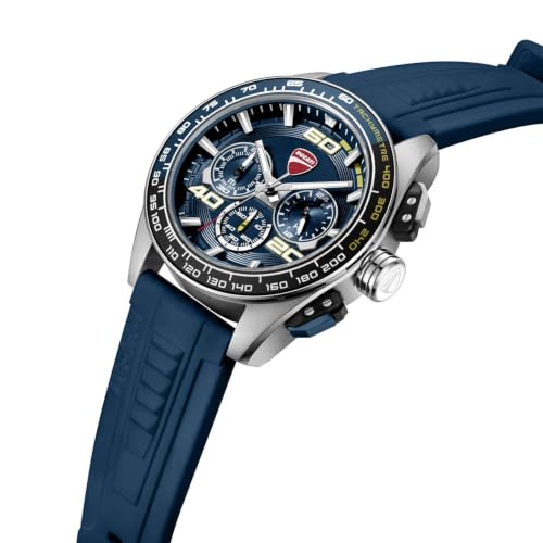 Image of Ducati Extreme Sports Chronograph Analog Quartz Men's Watch with Silicone Strap
