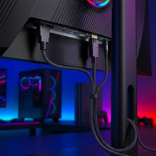 Image of Gawfolk 27 inch 4K Gaming Monitor UHD 160Hz / FHD 320Hz Dual Mode PC Monitor | IPS Computer Screen Built-in Speakers | PIP /PBP multitasking | HDMI 2.1 & DP 1.4 | VESA 75x75mm | For PS5, Xbox, PC gaming