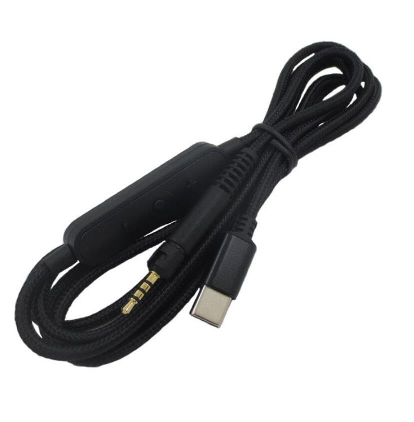 Coyktonty Replacement Headphone Cable Sennheiser HD518 558 598 HD599 hd 579 Type-C Audio Headphone Cable