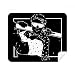 Skiing Winter Sport Black Illustration Cleaning Cloth Screen Cleaner 2pcs Suede Fabric