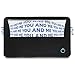 Magnicious Credit Card Magnifier with LED Light- Exact Size that Fits Easily in your Wallet or Pocket - Lighting up in Dark places, this magnifier Offers 3X or 300% Visual Amplification – By