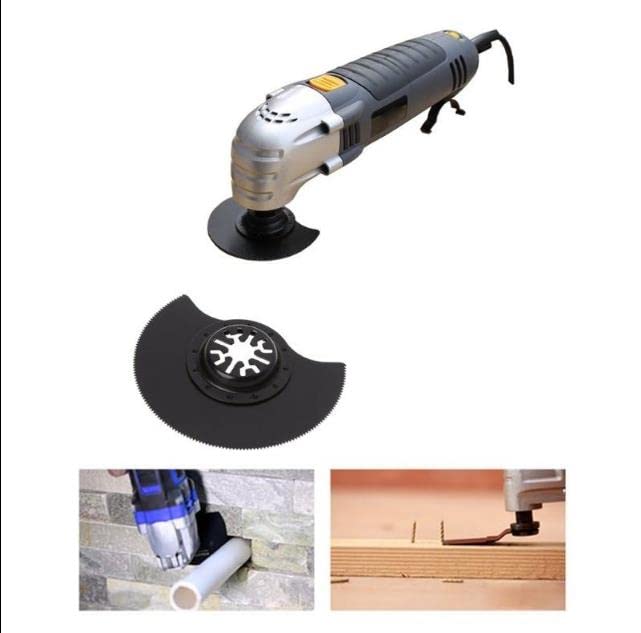 Miniatura 2 de Hoja de sierra oscilante estándar, acero de alto carbono, multiherramientas, cuchillas de sierra, cortador de herramientas eléctricas para plástico,