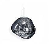 Das Paket beinhaltet einen Metall- und Glaspendellampenschirm, eine goldene Kupfer-Hängelampenfassung, einen Draht, eine Deckenbefestigung sowie Schrauben und eine LED-Lampe.