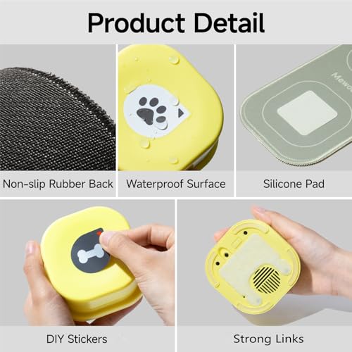 Dog Button Stickers and Velcro
