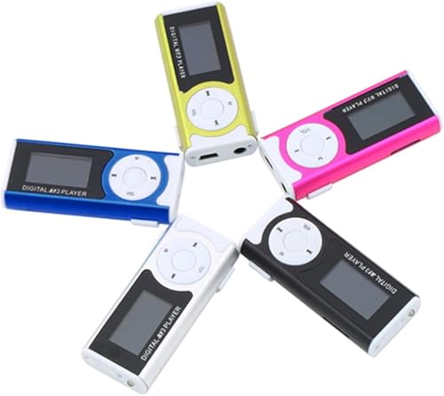Image of Portable MP3 Music Player with LCD Display, HiFi Sound, USB Connectivity, Flashlight & Memory Card Support, Clip Design for Gym Sports Travel & Outdoor Activities