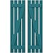 Ekena Millwork ARW102SB415X82ANH Americraft Four 2 Exterior Real Wood Spaced Board-n-Batten Shutters w/Z-Bar (Per Pair), 15 1/2"W x 82"H, Antigua