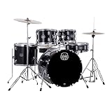 MAPEX CM5044FTC-DK-SC COMET Series Acoustic Drum Set of 5 Pieces Dark Black