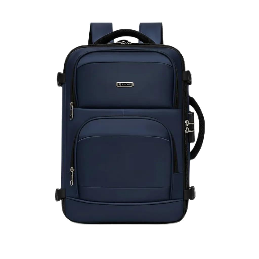Mochila Expansível Viagem Bordo Antifurto Masculina Executiva Notebook Avião Cadeado Impermeável