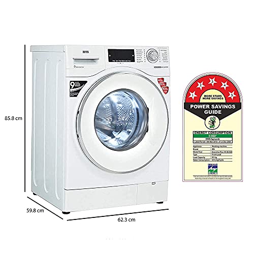 IFB 8.5 kg 5 Star Fully-Automatic Front Loading Washing Machine (EXECUTIVE PLUS VX ID, White, In-Built Heater, 4D Wash technology) - Image 6
