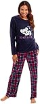 KATE MORGAN Ladies Soft & Cosy Fleece Animal Pyjamas | Soft Twosie Pyjama Set for Women Gifts for Her | Warm Fleece Pyjamas for Women Sets Pjs Koala Small