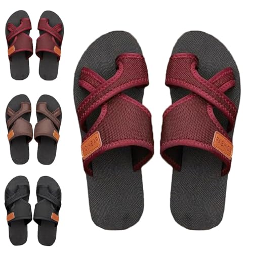 EDAT Women's Comfortable Breathable Mesh Flip Flops, Breathable Mesh Sandals Beach Sandals, Hollow Slide Flats Beach