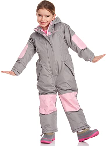 Toddler Girls Snowsuit - Fleece Lined Hooded One Piece Snow Coveralls for Toddler and Baby Girl (Sizes: 18M-6X)2