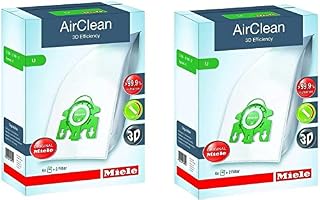 Miele Airclean 3D Efficiency Dust Bag Type U 8 Bags & 4 Filters
