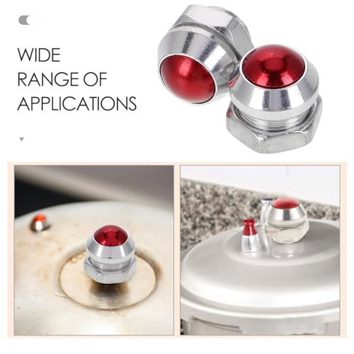Válvula de Seguridad para Olla a Presión Beaupretty, Válvula de Alivio Plana Roja de 14 mm, 2 piezas, Accesorios para Cocina miniatura 3