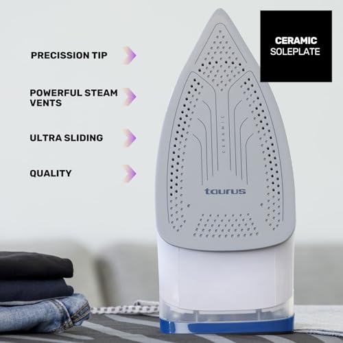 Miniatura 4 de Taurus - Plancha De Vapor 3000 Ceramic 3000w Golpe De Vapor De 200g Min Vapor Continuo De 45g Min Suela De Cerámica Doble Sistema Anti Cal