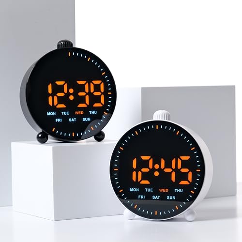 Image of Niyam Countdown Timer LED Digital Alarm Clock with Stopwatch Large Display Bedside Desk Clock for Home & Office (Black RD9013)