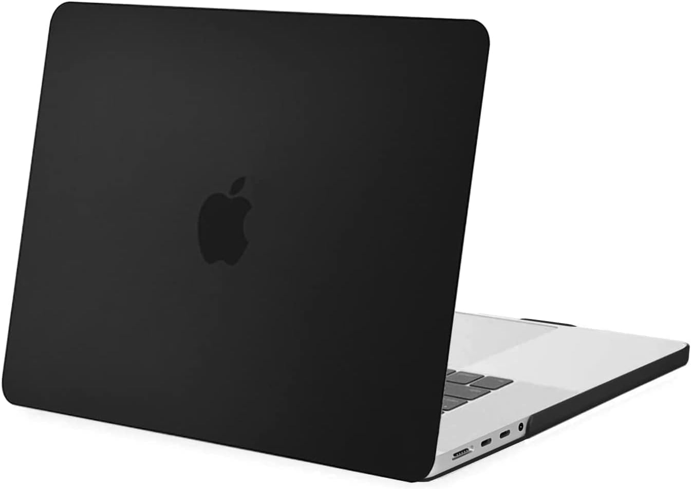 Case Designed for MacBook Pro 16 Inch (2023/2021) A2780 M2 Pro / M2 Max & A2485 M1 Pro / M1 Max,Slim Clear Protective Scratch Resistant Cover (Matte Black)