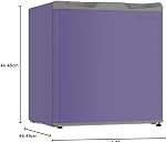 Frigidaire EFR115-PURPLE 1.6 Cu Ft Compact Fridge for Office, Dorm Room, Mancave or RV, Purple