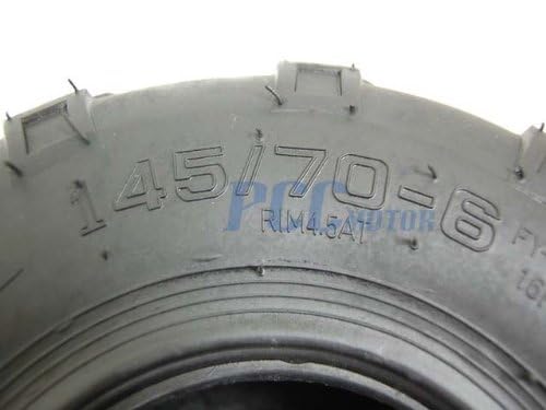 PCCMOTOR 145/70-6 Rear Front Tire 50cc 70 110cc ATV Quad Go Kart TR08