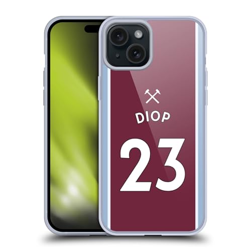 Carcasa Flexible de Silicona para iPhone 15 Plus West Ham
