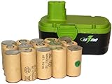 30 Pcs (2 Packs) 18 Volt Sub-C 1700 mAh NiCd Batteries (Ideal for Pack Assembly)