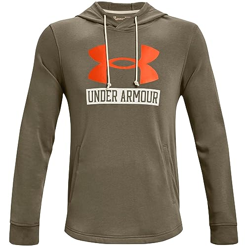 Under Armour Sudadera Marca Modelo Sudadera con Capucha Hombre Hoodie Caqui
