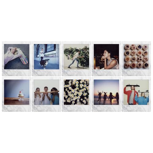 Película Instantánea Fujifilm Instax Square White Marble, 40 Exposiciones (4 paquetes de 10), para Cámaras Instax Square, con Borde de Mármol Blanco y Paño de Limpieza miniatura 3
