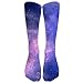 Produktbild tianjianzulinyouxiangongsi Purple Blue Galaxy Space Casual Unisex Sock Knee Long High Socks Sport Athletic Crew Socks One Size (50CM)