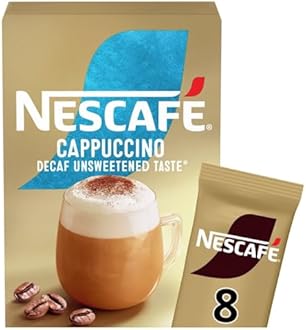 Nescafe Instant Gold Cafe Menu Cappuccino Decaff Unsweetened