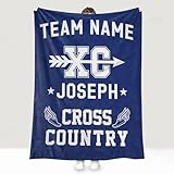 Jacksons Shop Cross Country Gifts for Runners Track and Field Blanket Personalized Cross Country Blanket Gift for Cross Country Team Gift for Track Runner