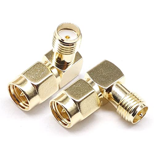 Adaptateur RP-SMA pour gain de place connecteur coaxial coudé pour boîtier étroit