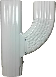 VYH Downspout Gutter Y Connector 2x3 Upright High Gloss White