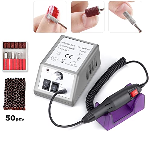 Professional Electric Nail Drill Kit for Acrylic Nails - Perfect for Manicures & Pedicures