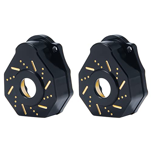 Runup 2 Stück RC Schweres Messing Gegengewicht Portal Drive Gehäuse Lenkung für TRX4 TRX6 1/10 RC Crawler Auto Upgrade Teile