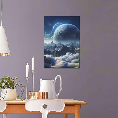Toile encadrée prête à être accrochée déco murale 40x61