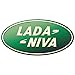 JZLMF Autocollant Lada Niva Autocollant De Voiture De Couleur Drôle Décoration Réfléchissante De Voiture 16X8Cm
