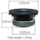 1 SUBWOOFER CIARE CS130 CS 130 mit 30+30 watt rms und 90+90 watt max 5 13,00 cm 130 mm dvc doppelspule 4+4 Ohm autotüren oder in kofferraumdeckelbox, 1 stück