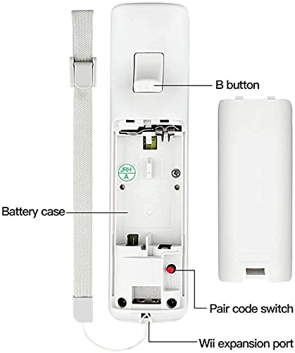 Image of Porro Fino Wii Controller Motion Plus, Remote Motion Controller with Silicon Case Compatible Nintendo Wii and Wii U White
