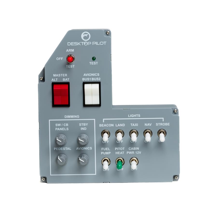 Desktop Pilot - C172 Switch Panel for Flight Simulators