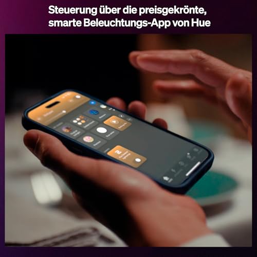 Hue Essential 10-Meter-LED-Flex-Lightstrip, RGBIC, lebendige Farben, flexible Innenbeleuchtung, einfache Installation, App- und Sprachsteuerung, kompatibel mit Alexa, Google Assistant und Apple Home