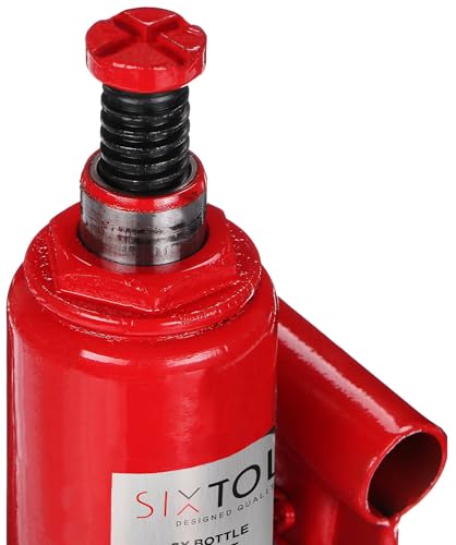 Cric bouteille 20 tonnes robuste SX compact avec vis réglable en acier