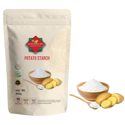 Potato Starch (400g /14.11oz) Baked Goods Muffins Bread Gravy and Sauce Thickener Gluten Free Non - GMO Vegan Premium Quality