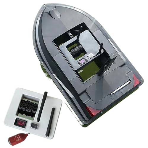 HeEHQA GPS Bait Boat with 7 Inch Monitor Video Deep