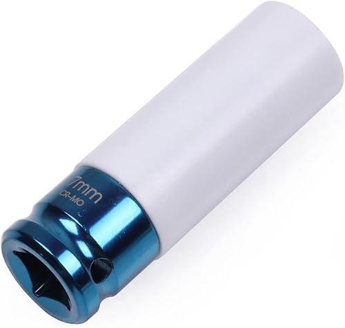 Miniatura 8 de Juego de 5 piezas de dados de impacto profundo de pared delgada de 12 pulgada, protector de rueda de impulsión, funda de plástico duradero, 6 puntos