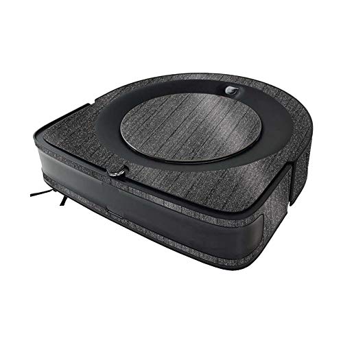 Image of MightySkins Glossy Glitter Skin Compatible with iRobot Roomba s9 Vacuum - Black Wood | Protective High-Gloss Glitter Finish | Easy to Apply and Change Styles | Made in The USA