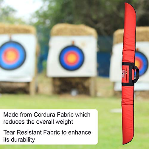 UNIVERSE ARCHERY Long Traditional Bow Bag Case, Heavy Duty Long Bow Case, Arrow & Bow Cordura Case, Archery Lightweight Long Bow Bag with Pocket, (69 inches)
