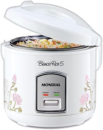 MONDIAL Panela De Arroz Bianca Rice 5, Branco, 400W, 220V - NPE-0...