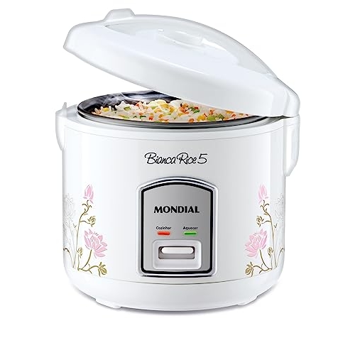 MONDIAL Panela De Arroz Bianca Rice 5, Branco, 400W, 220V - NPE-05-5X