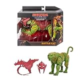 Masters of The Universe Chronicles Battle Cat Figura del Tigre de la película de 2026 a Escala 1:12, Ojos de Cristal y mandíbula articulada, Silla de Montar y Armadura, JKJ32